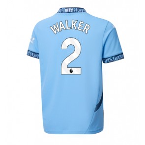 Manchester City Kyle Walker #2 Replika Hjemmebanetrøje 2024-25 Kortærmet